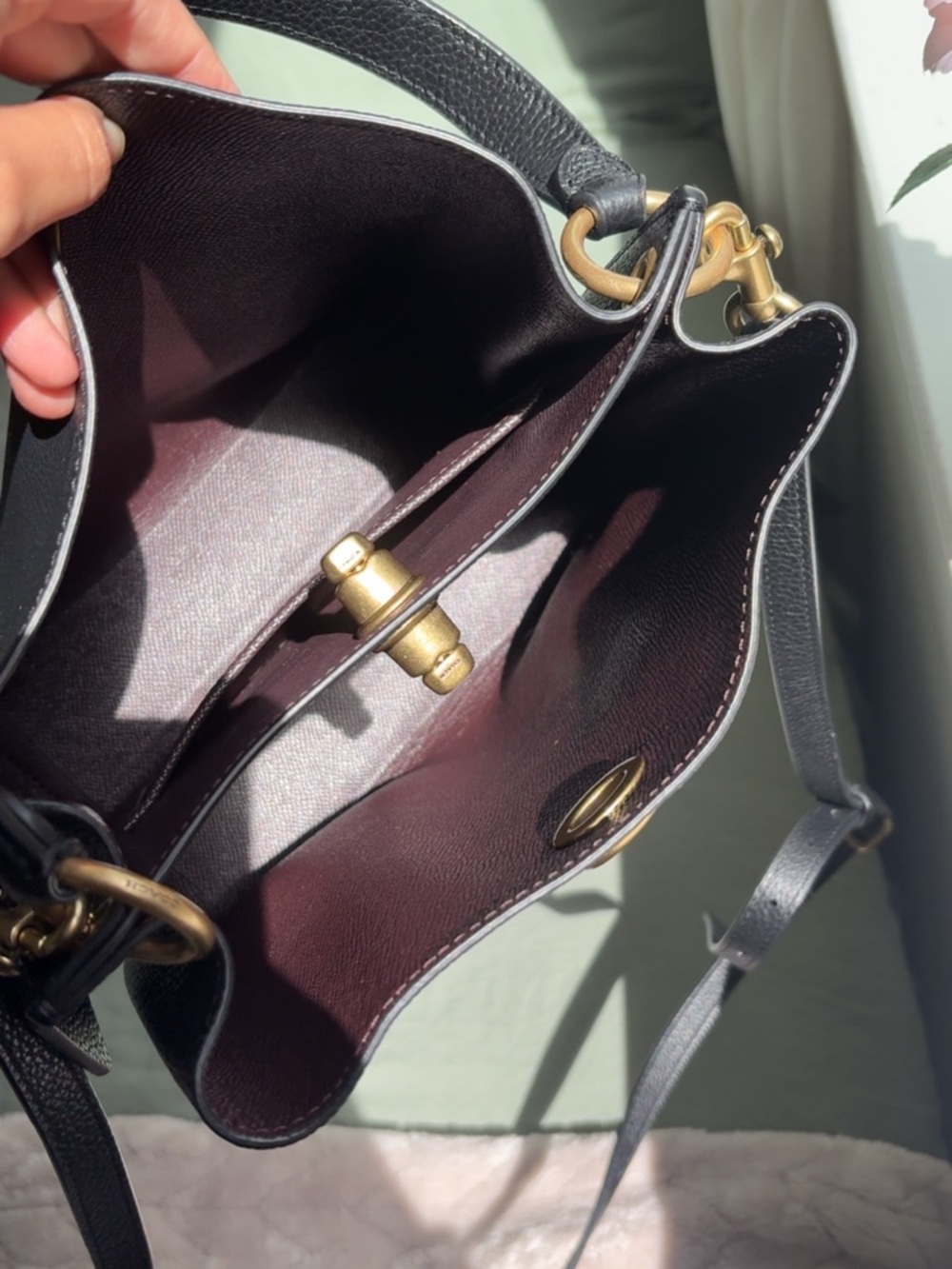 Coach Black Cross
Body Leather Charlie Bucket Bag
Purse - Picture 2 of 6